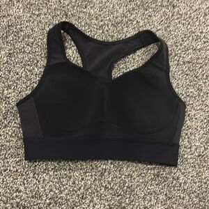 Black Sporty Gym Shark Bra